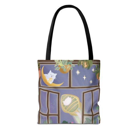 Moon Cat Tote Bag (The Feline Cheese Mission)